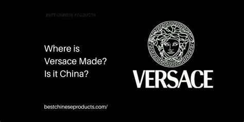 where are versace products made